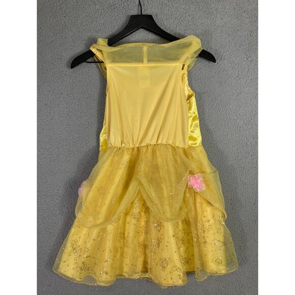 Disney Belle Princess Dress Costume Girls Size 10 Yellow Party Dress - Picture 5 of 9